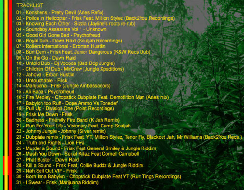 frisk-mix-tracklist