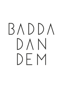 BADDADANDEM shirtmotiv black